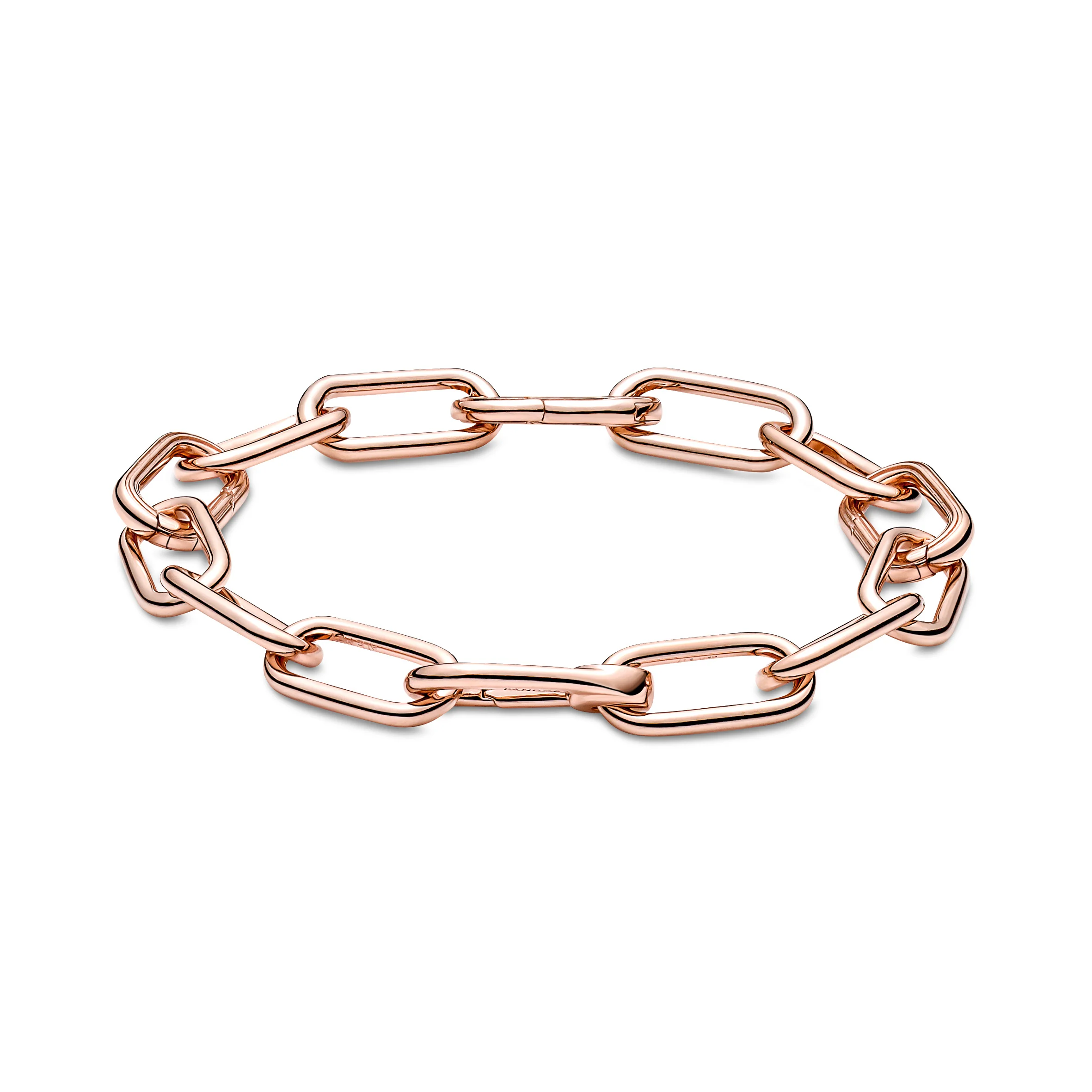 14K Rose Gold-Plated Link Bracelet - Image 2
