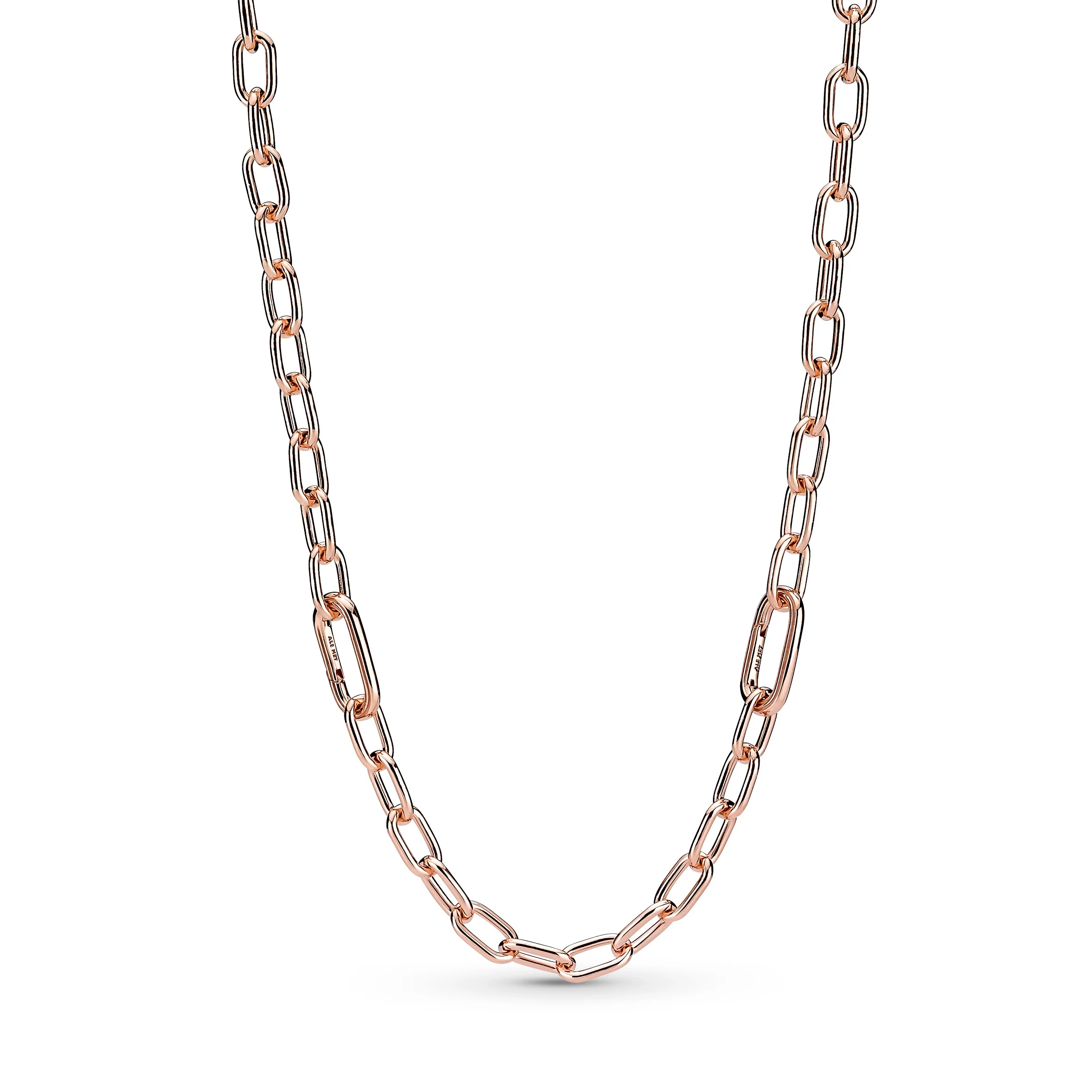 14K Rose Gold-Plated Link Necklace - Image 2