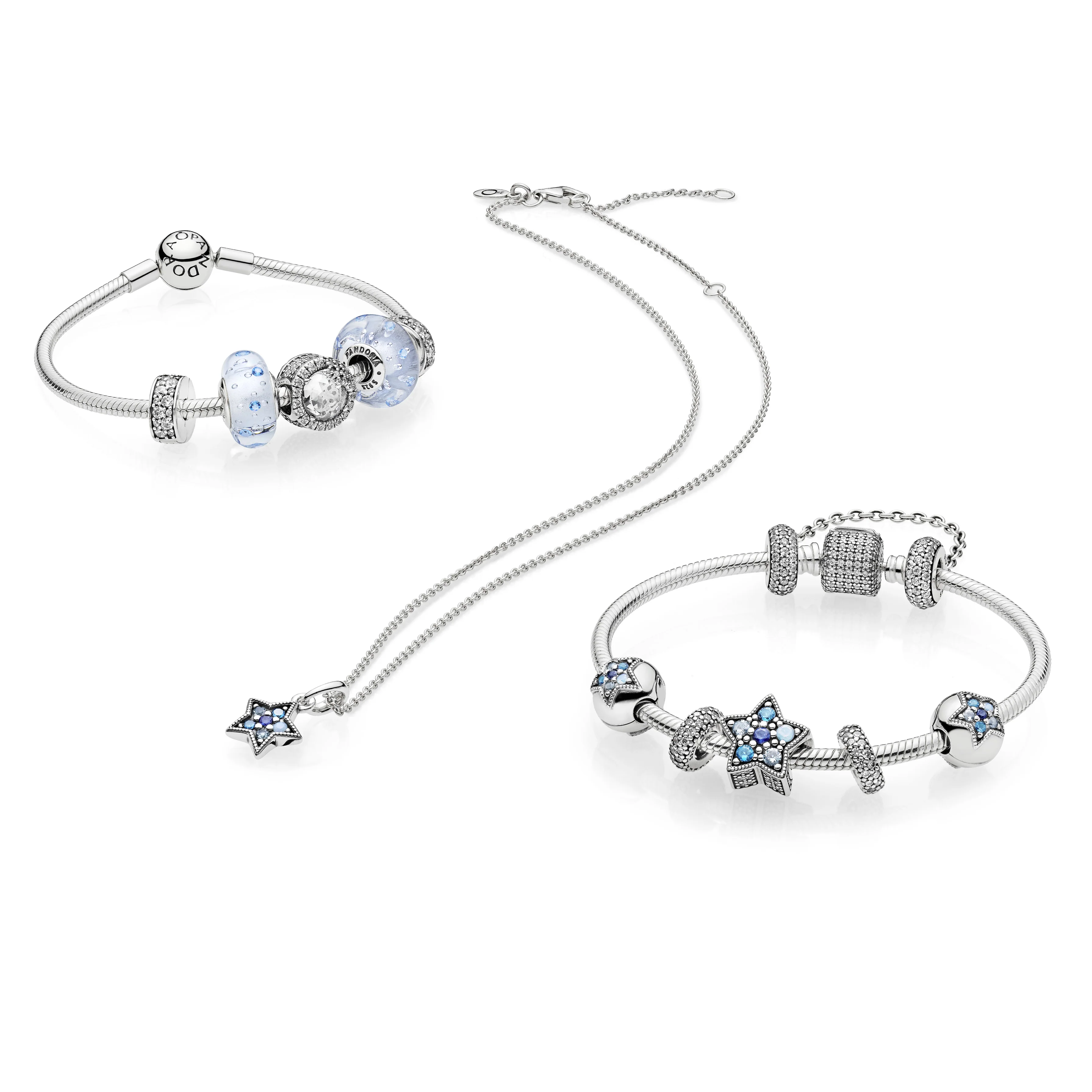 Abstract Silver Spacer With Cubic Zirconia - Image 4