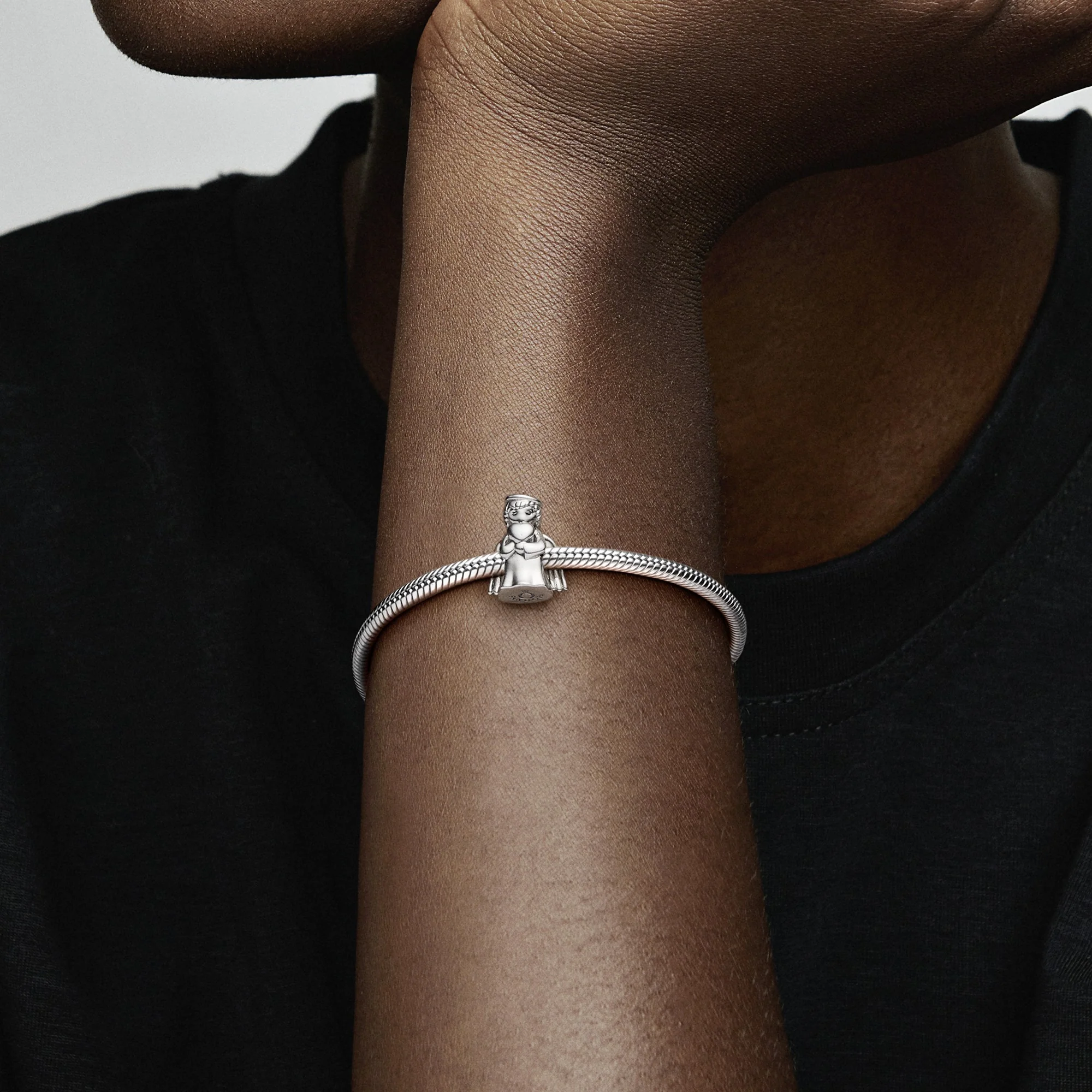 Angel Sterling Silver Charm - Image 3