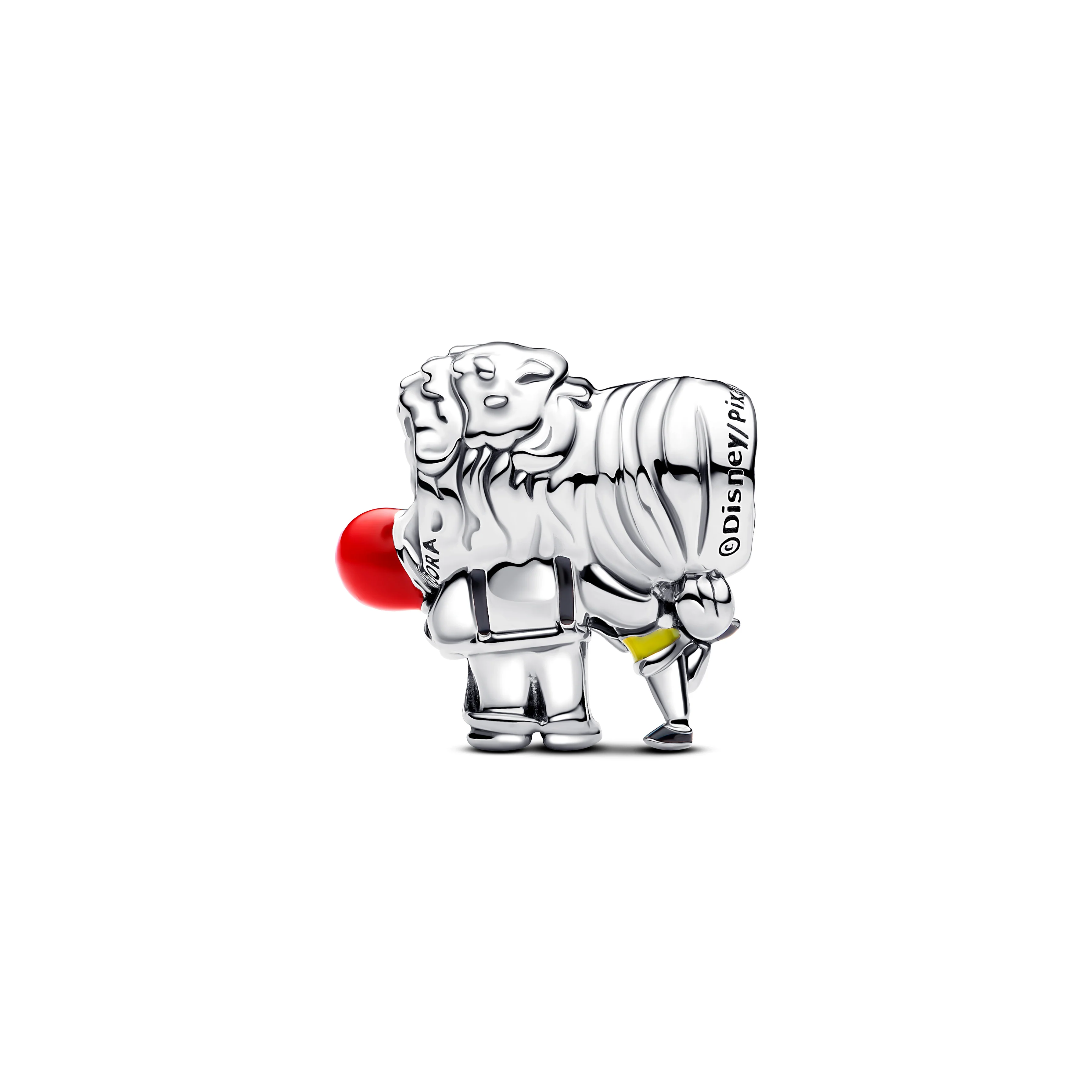 Disney Up Carl & Ellie Sterling Silver Charm With Red, Black And Yellow Enamel - Image 2