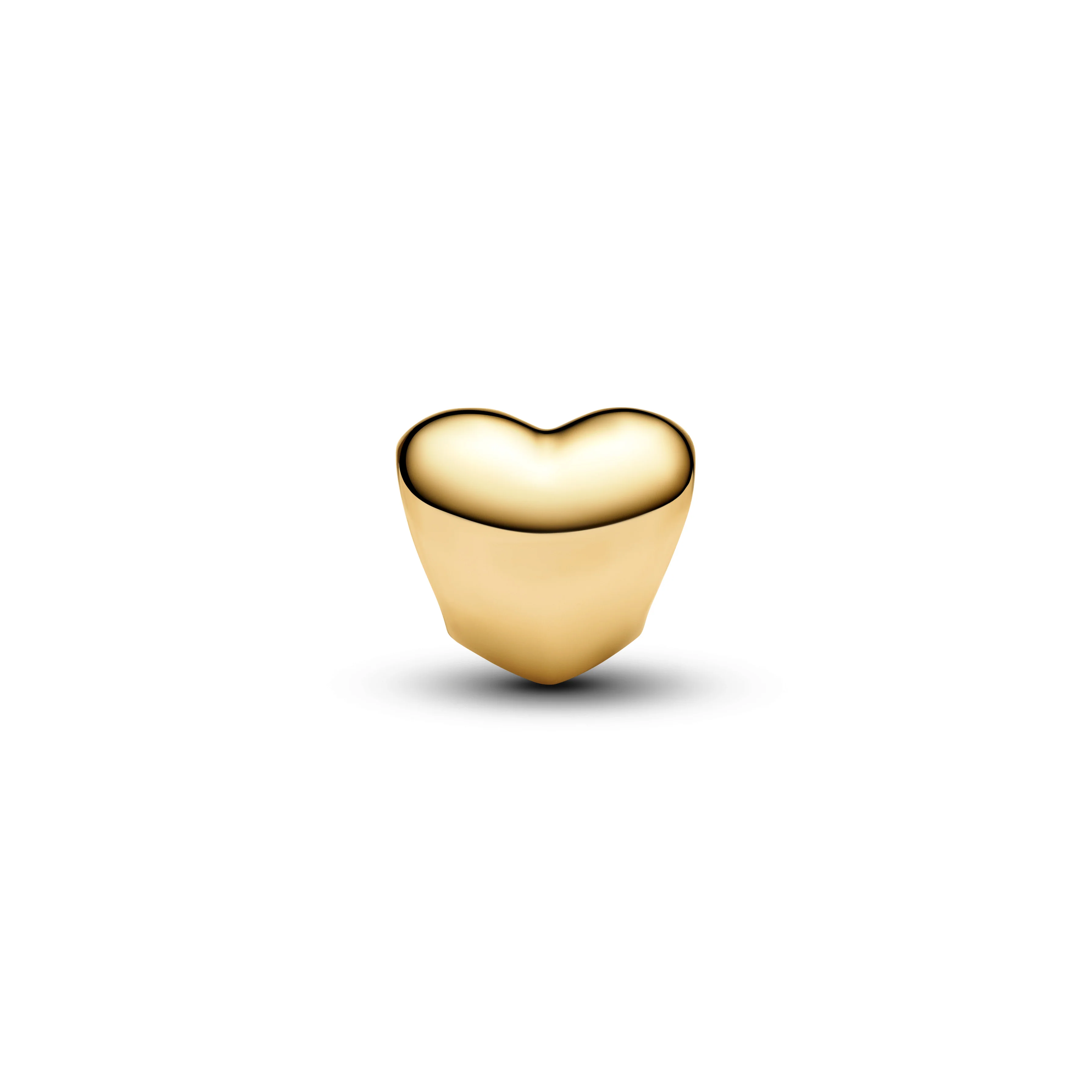 Heart 14K Gold-Plated Mini Charm