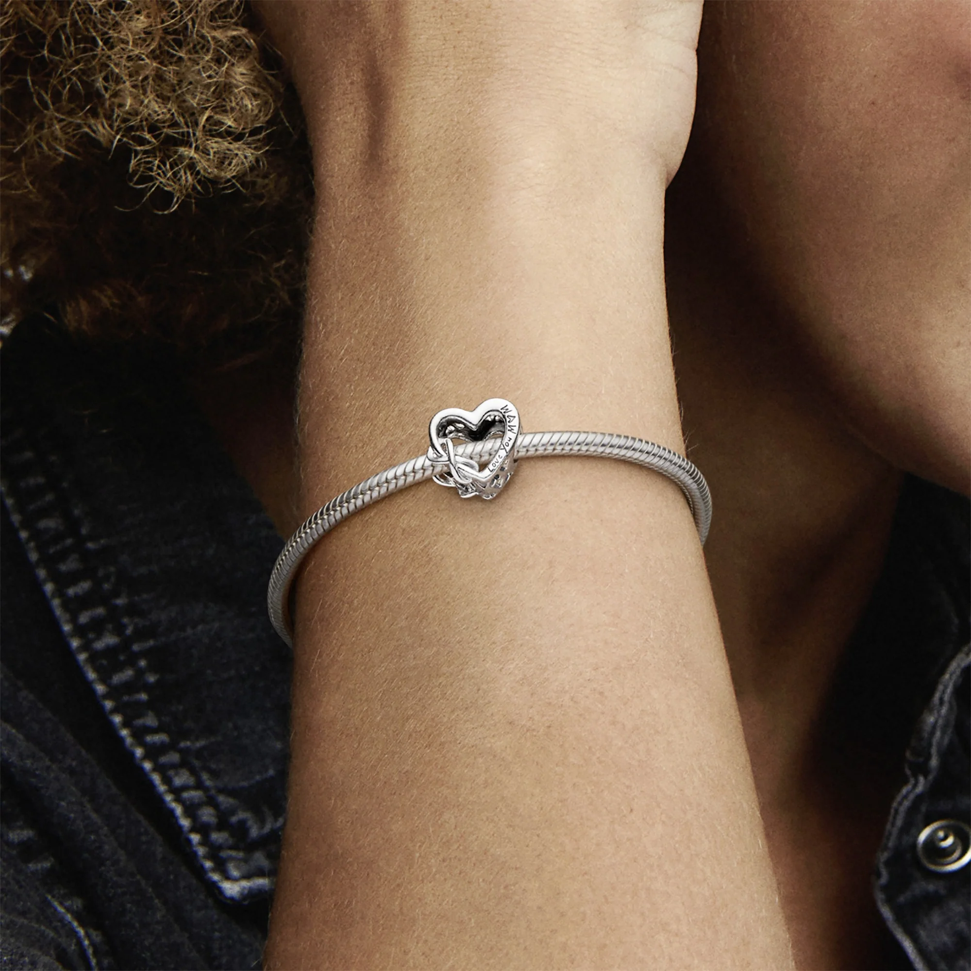Heart And Infinity Sterling Silver Charm - Image 3