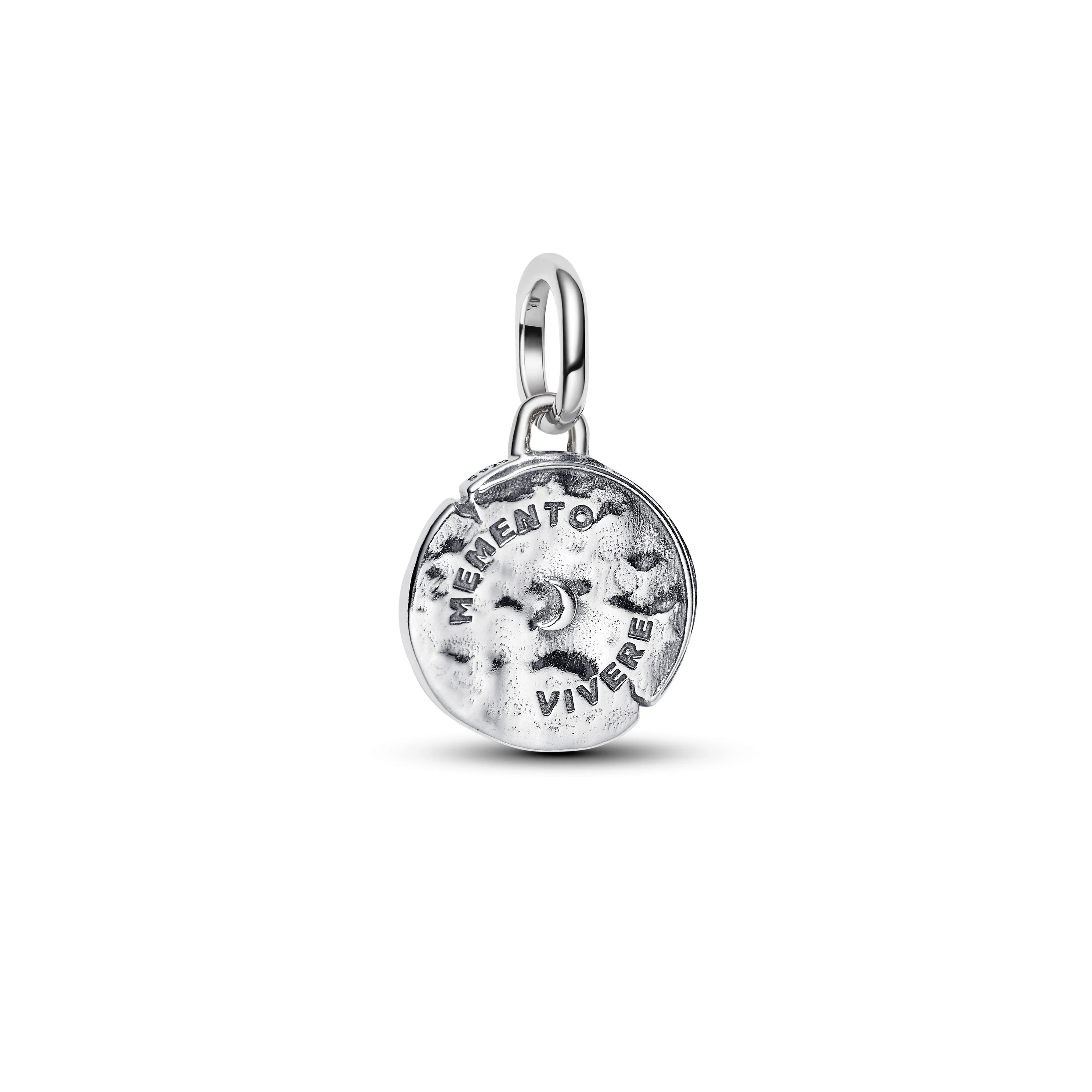 Infinity Snake Sterling Silver Medallion With Clear Cubic Zirconia - Image 2