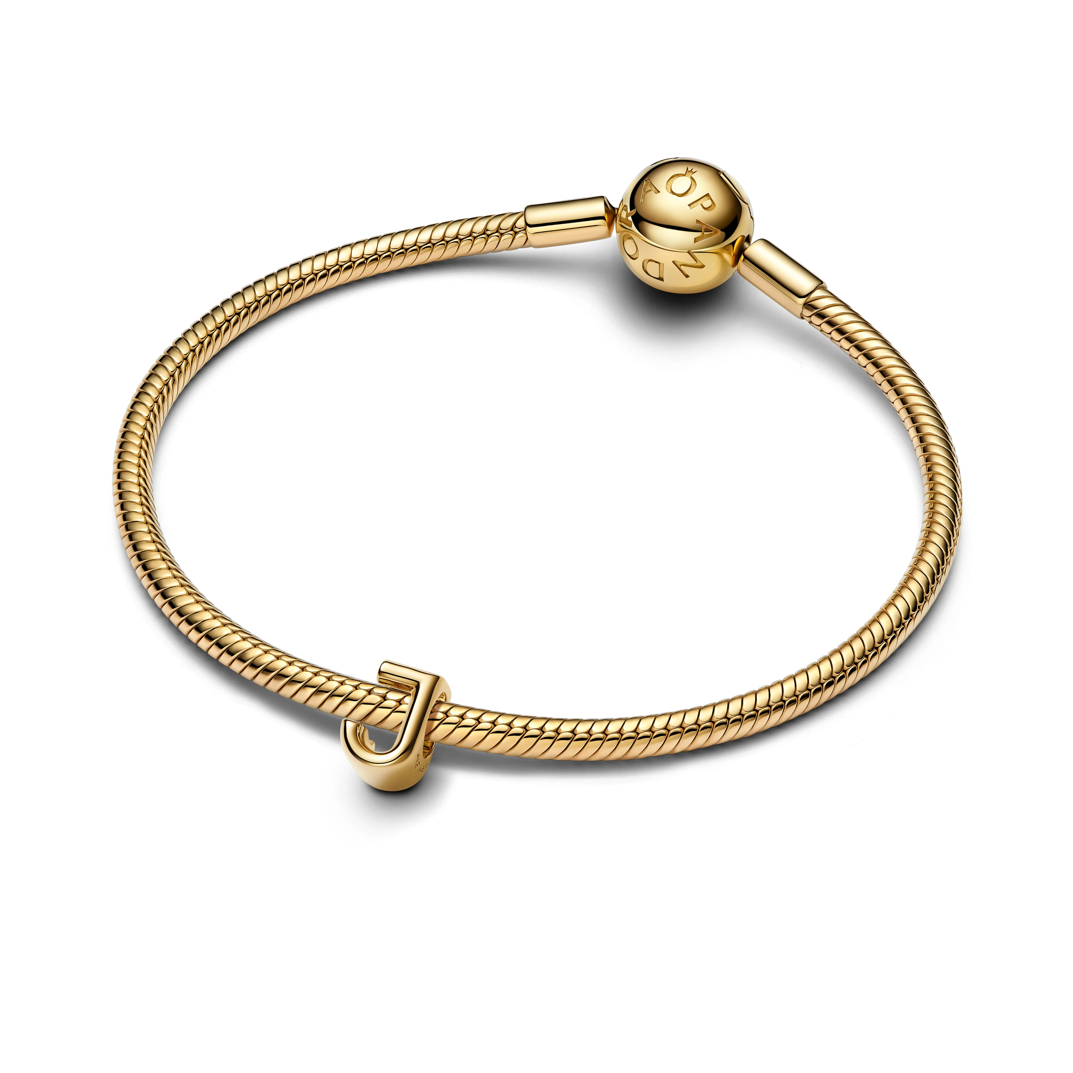 Letter J 14K Gold-Plated Charm - Image 4