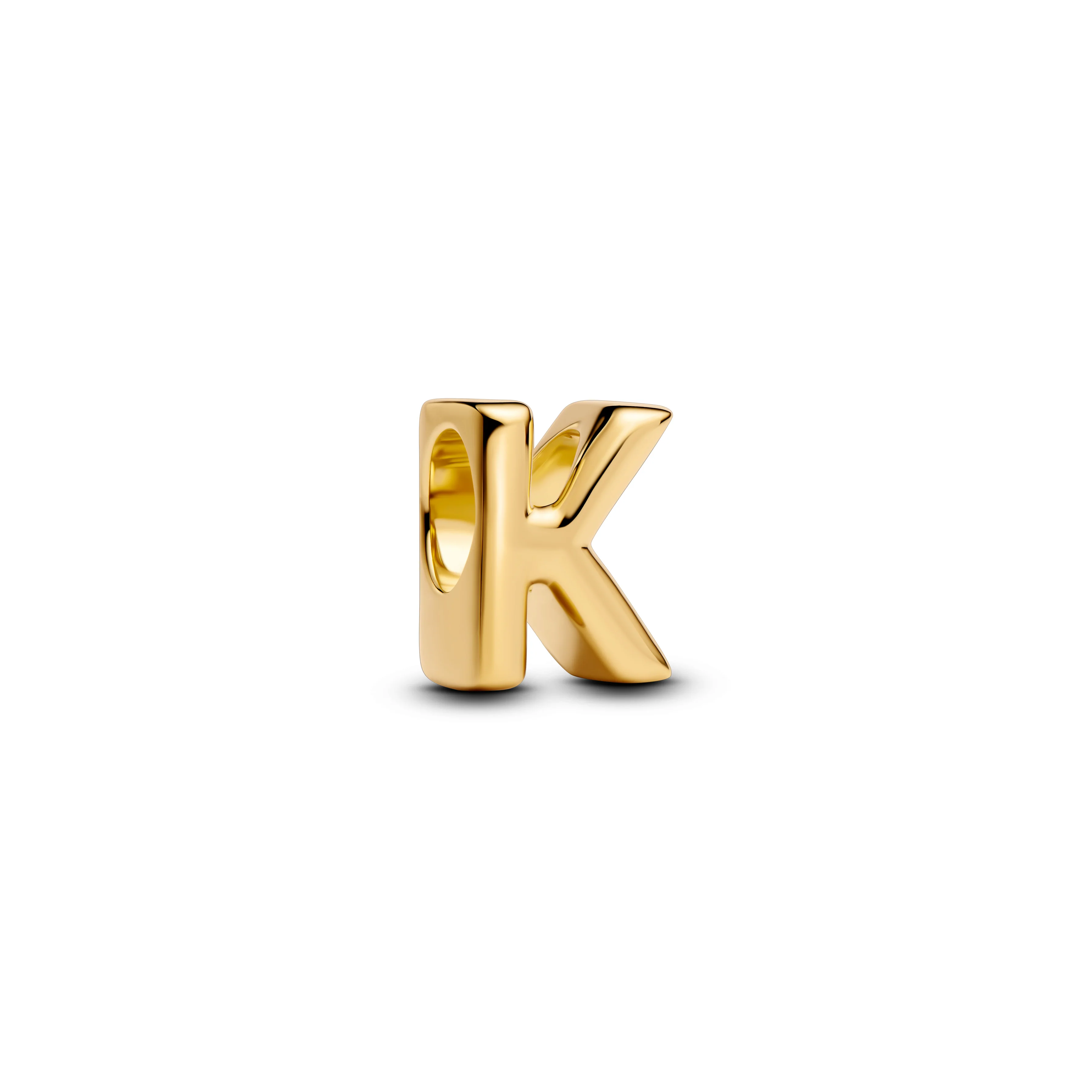 Letter K 14K Gold-Plated Charm - Image 5