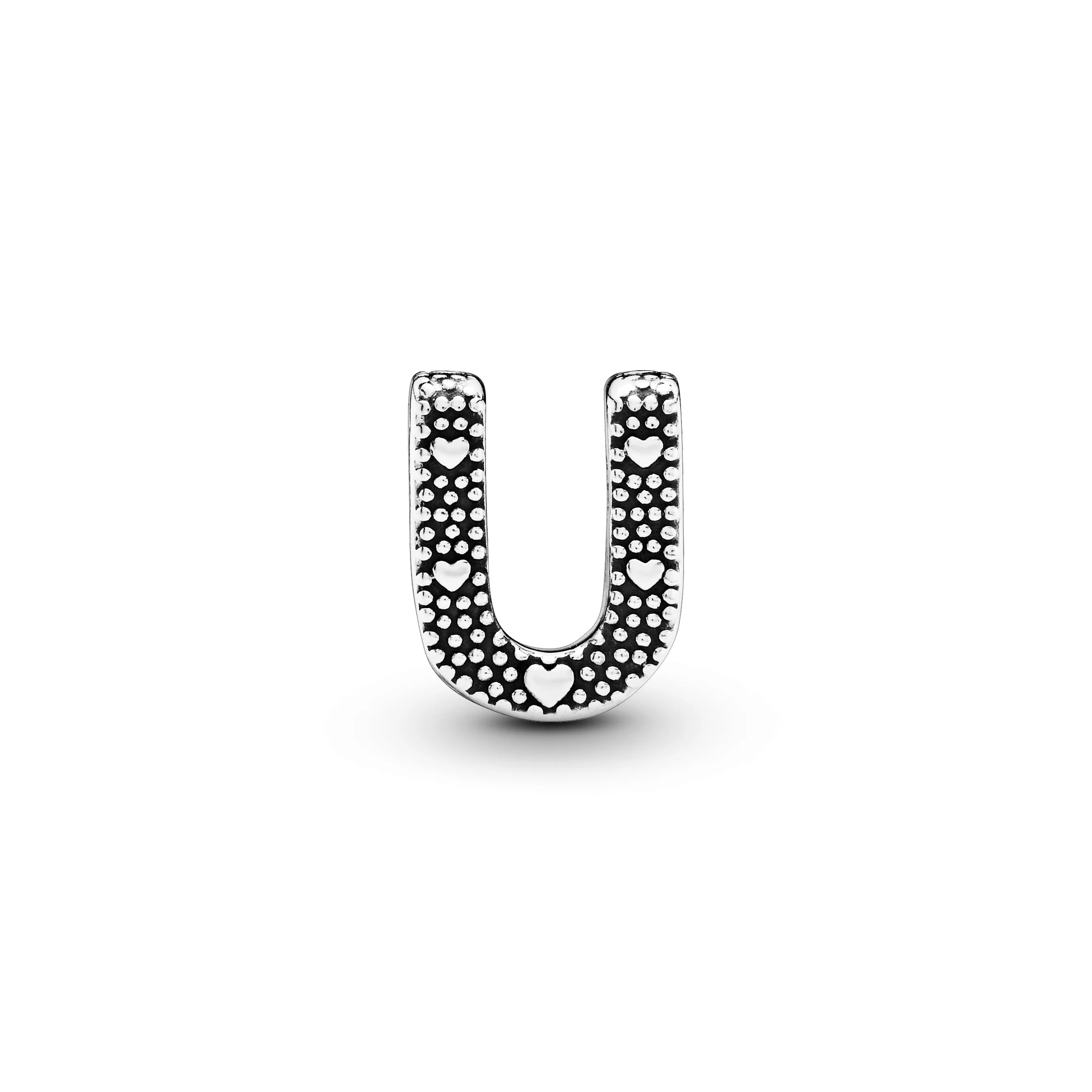 Letter U Silver Charm - Image 4