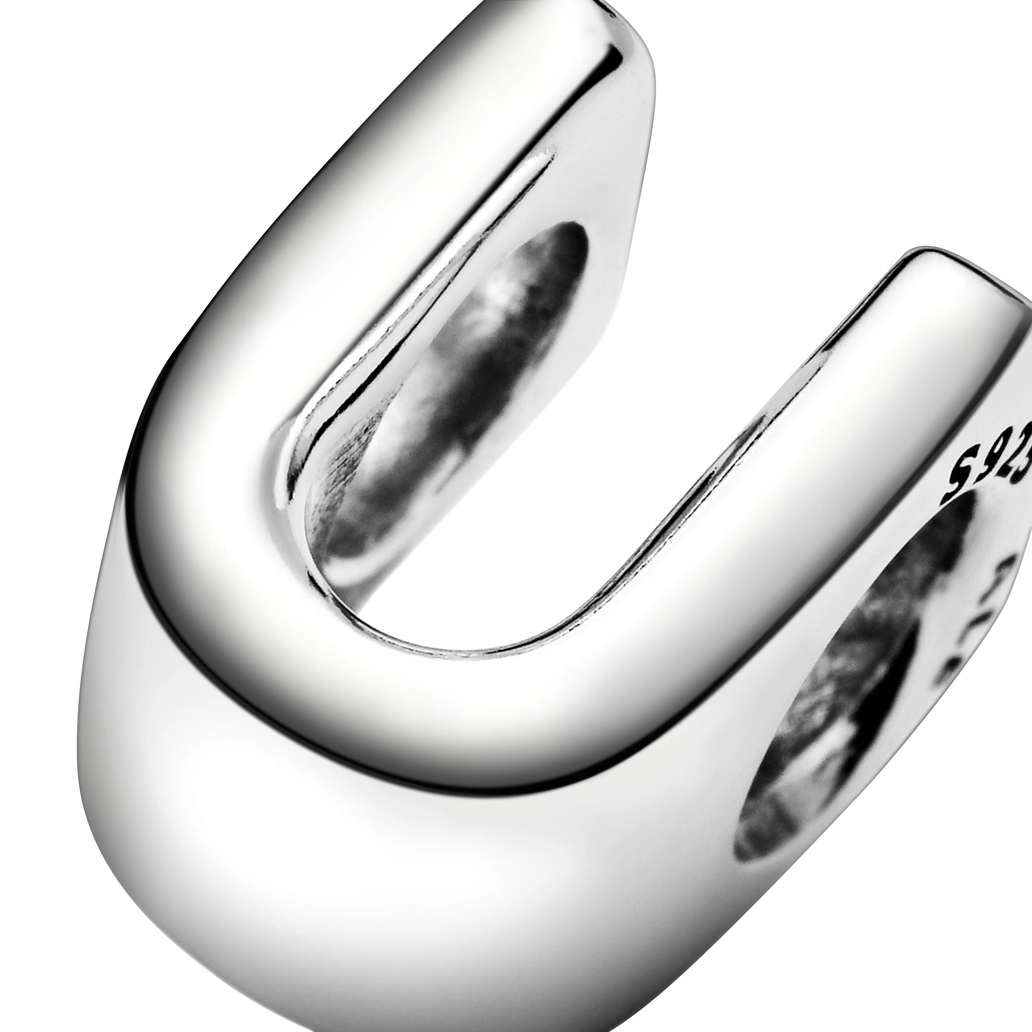 Letter U Silver Charm - Image 6
