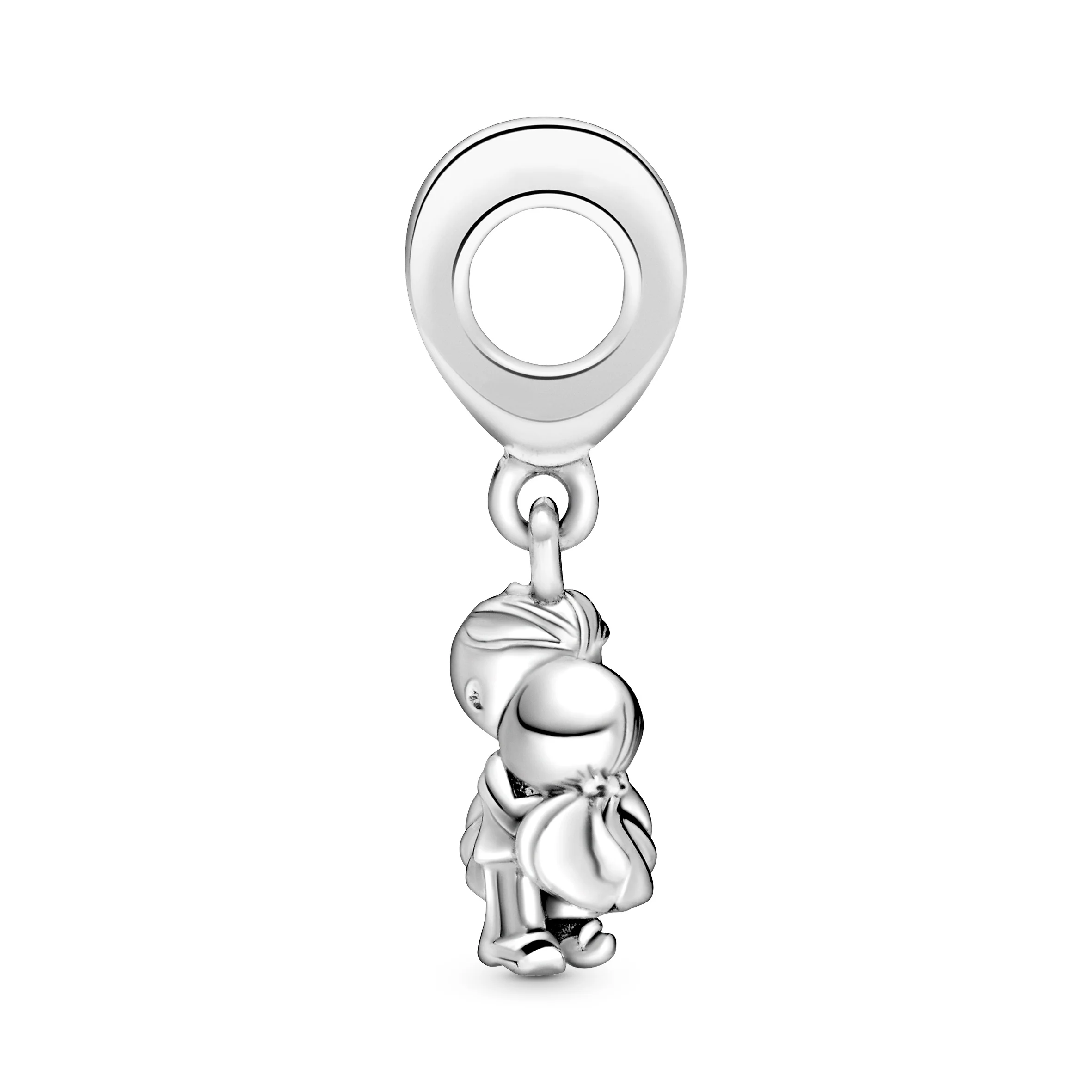 Married Couple Sterling Silver Dangle With Clear Cubic Zirconia - Image 4