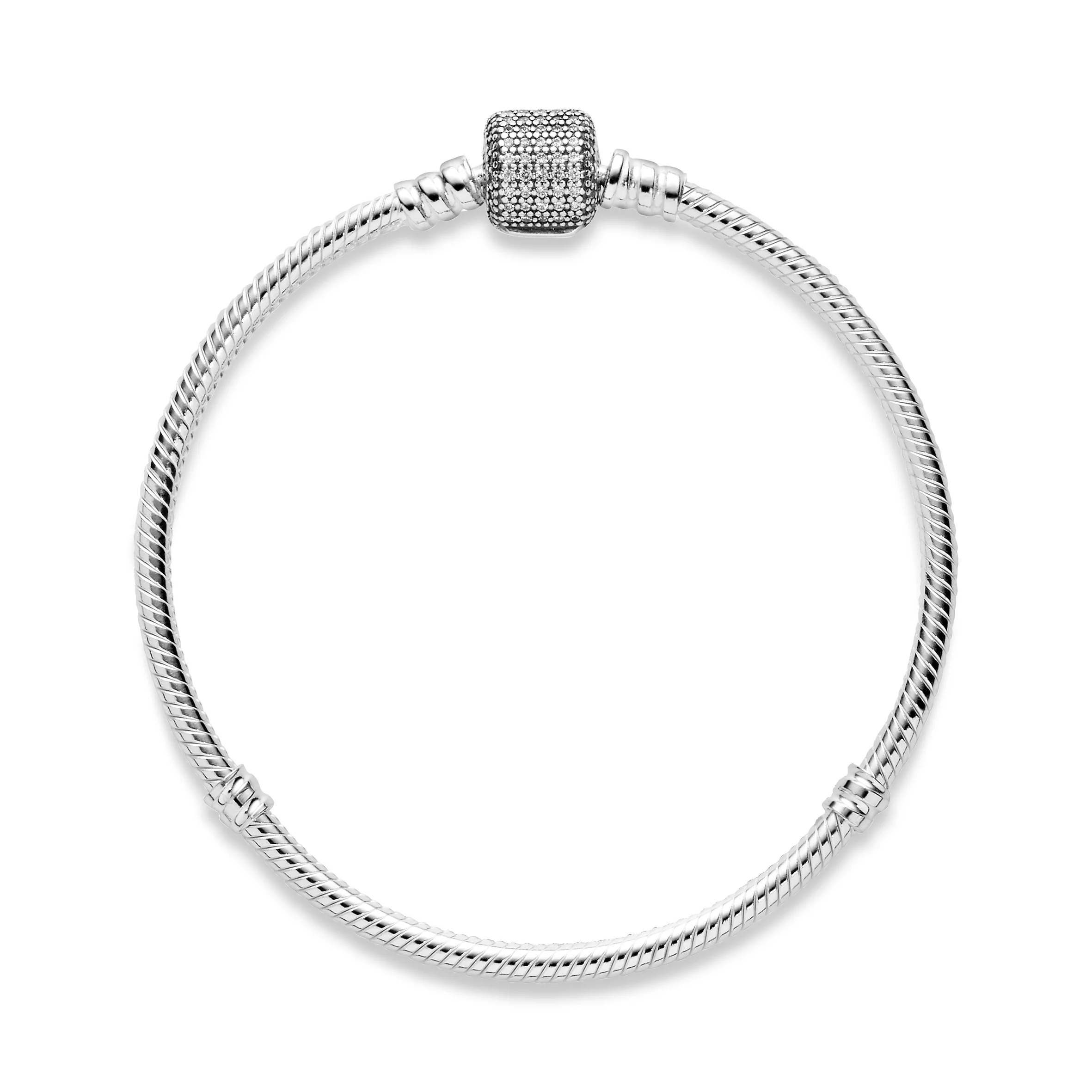 Silver Bracelet With Clear Cubic Zirconia - Image 4