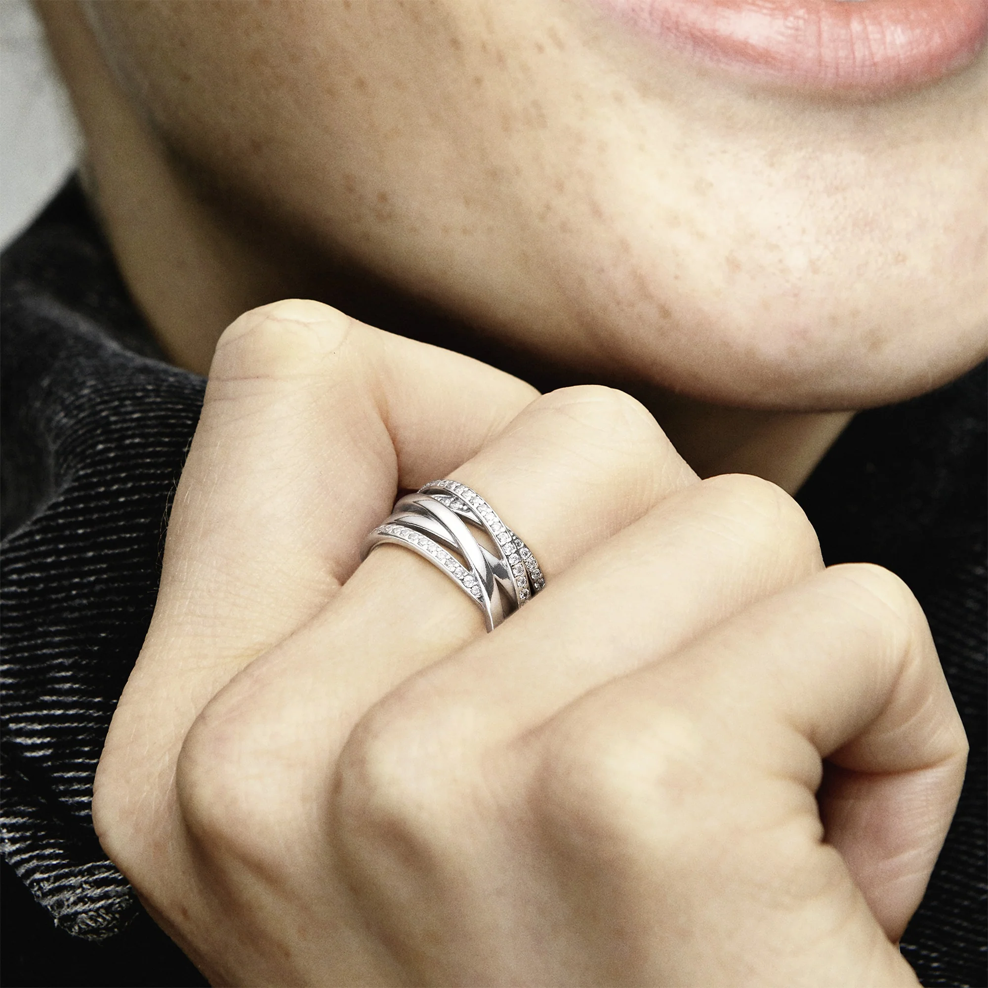 Silver Ring With Cubic Zirconia - Image 5