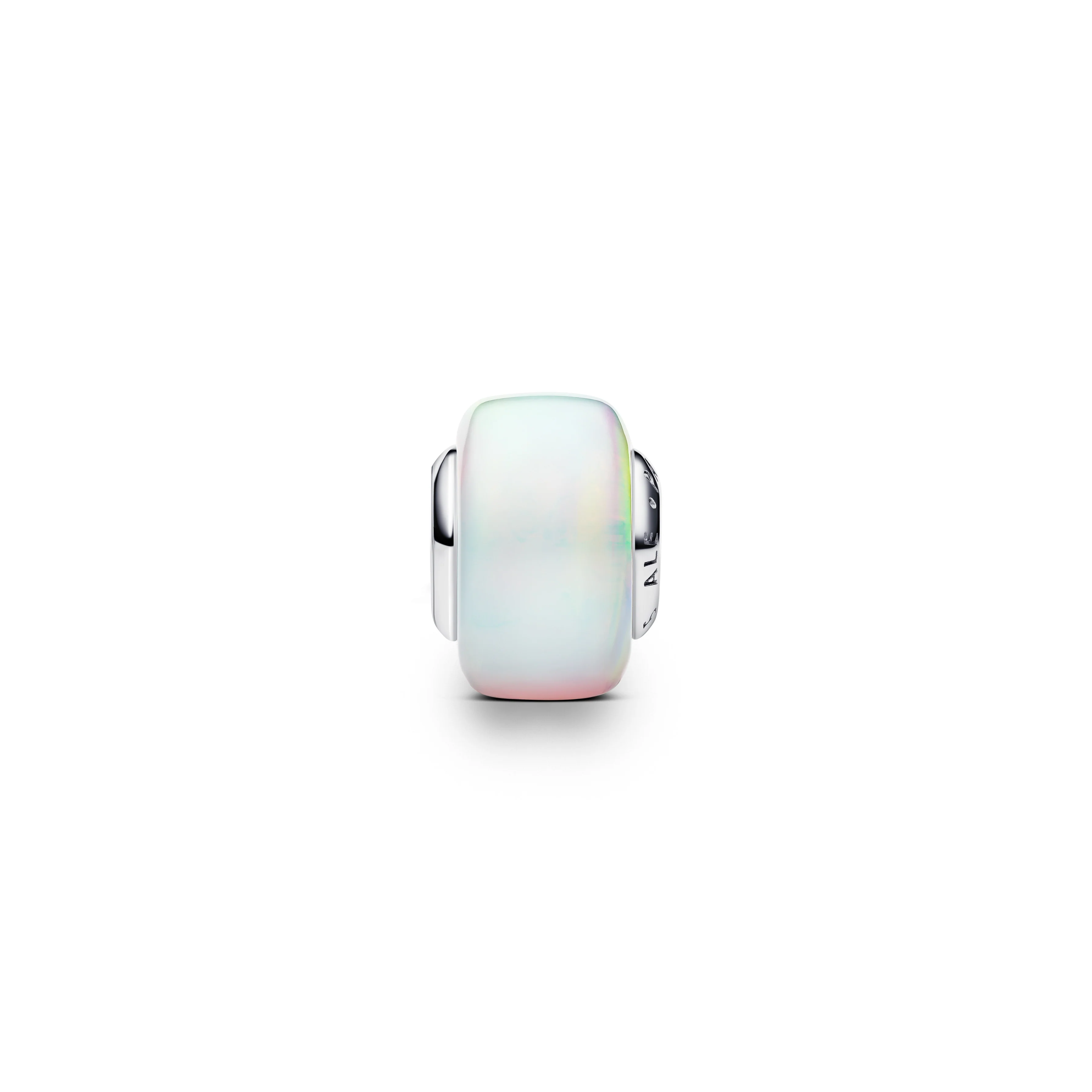 Sterling Silver Charm With Aurora Lab-Grown Opal Resin - Image 3