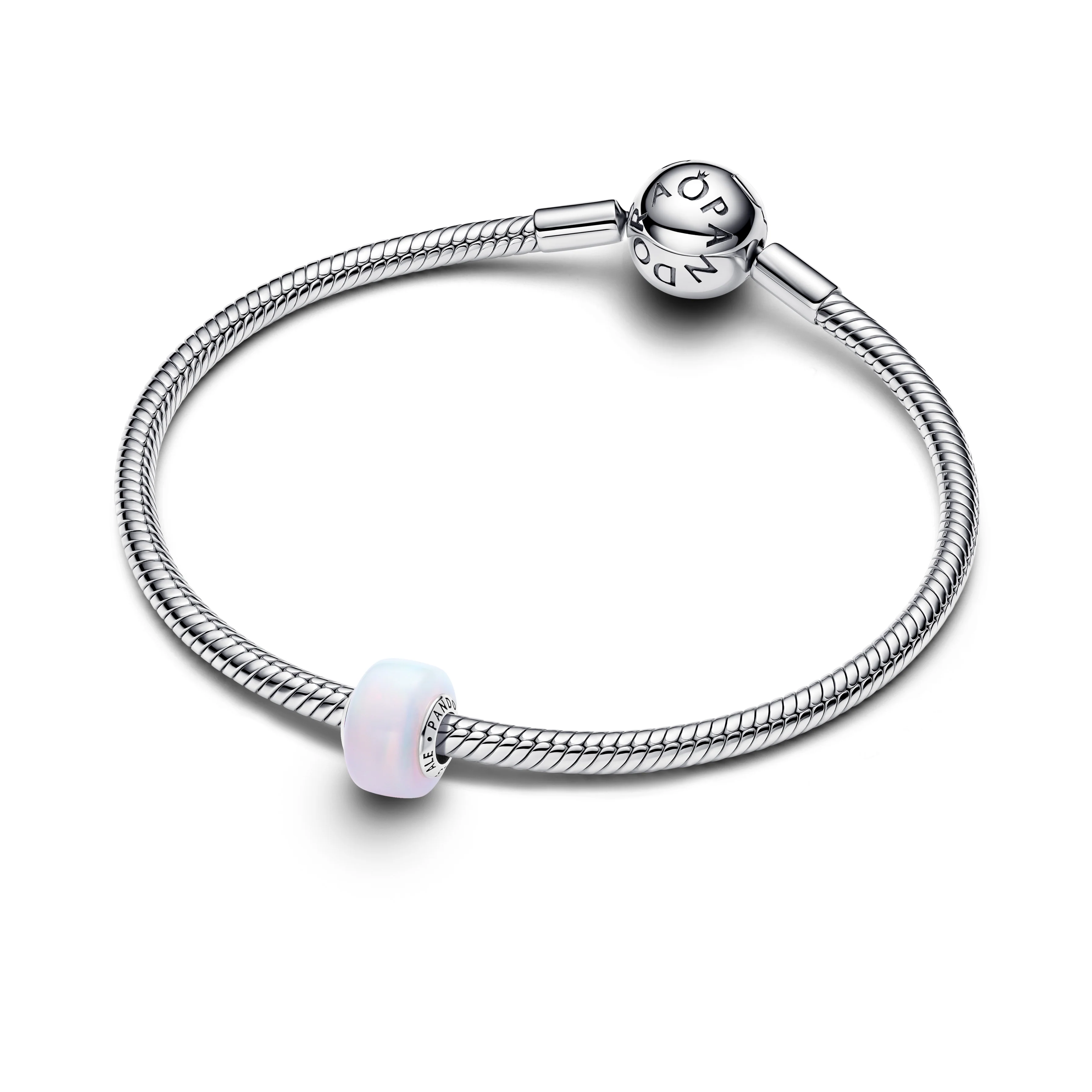 Sterling Silver Charm With Aurora Lab-Grown Opal Resin - Image 6
