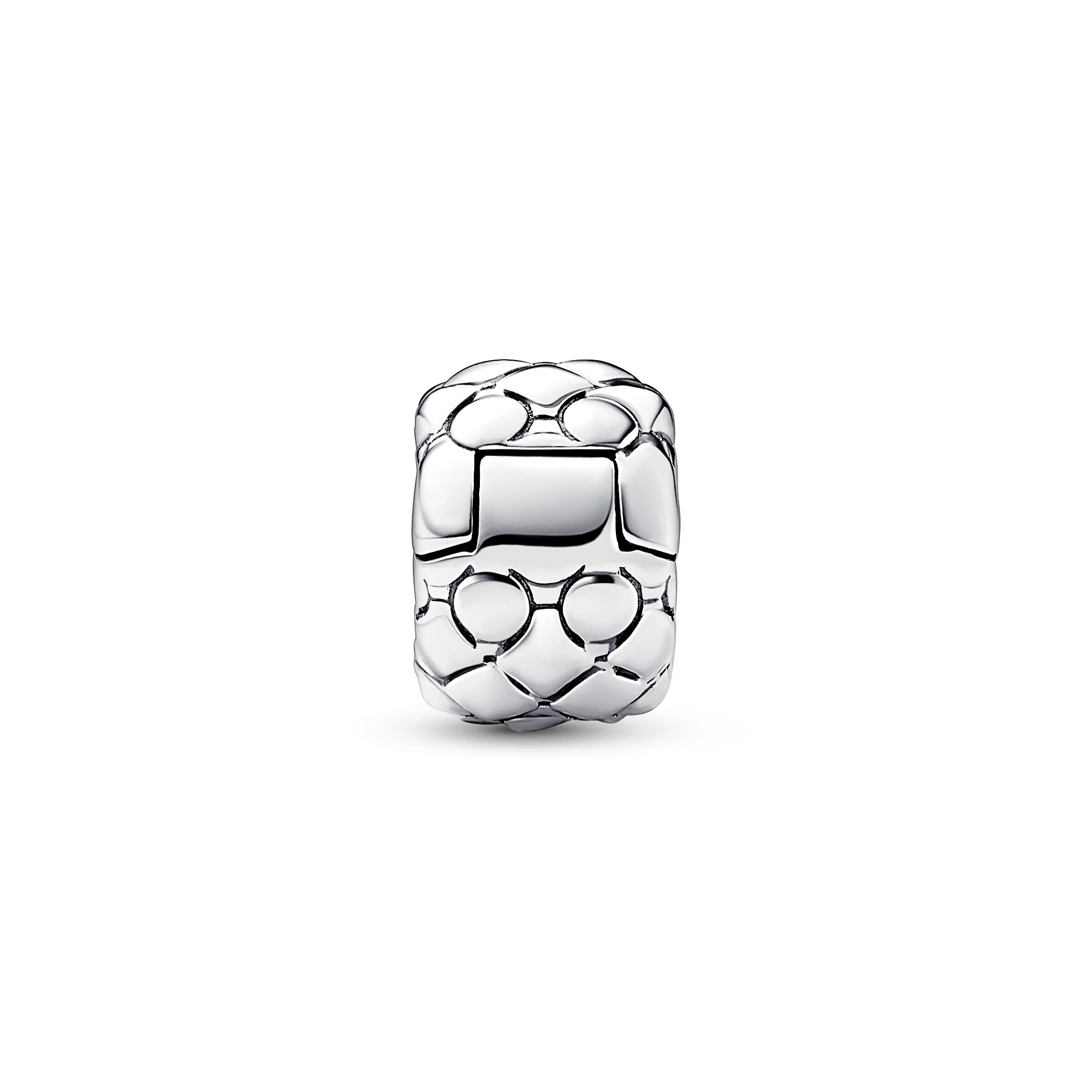 Studded Pattern Sterling Silver Clip - Image 3