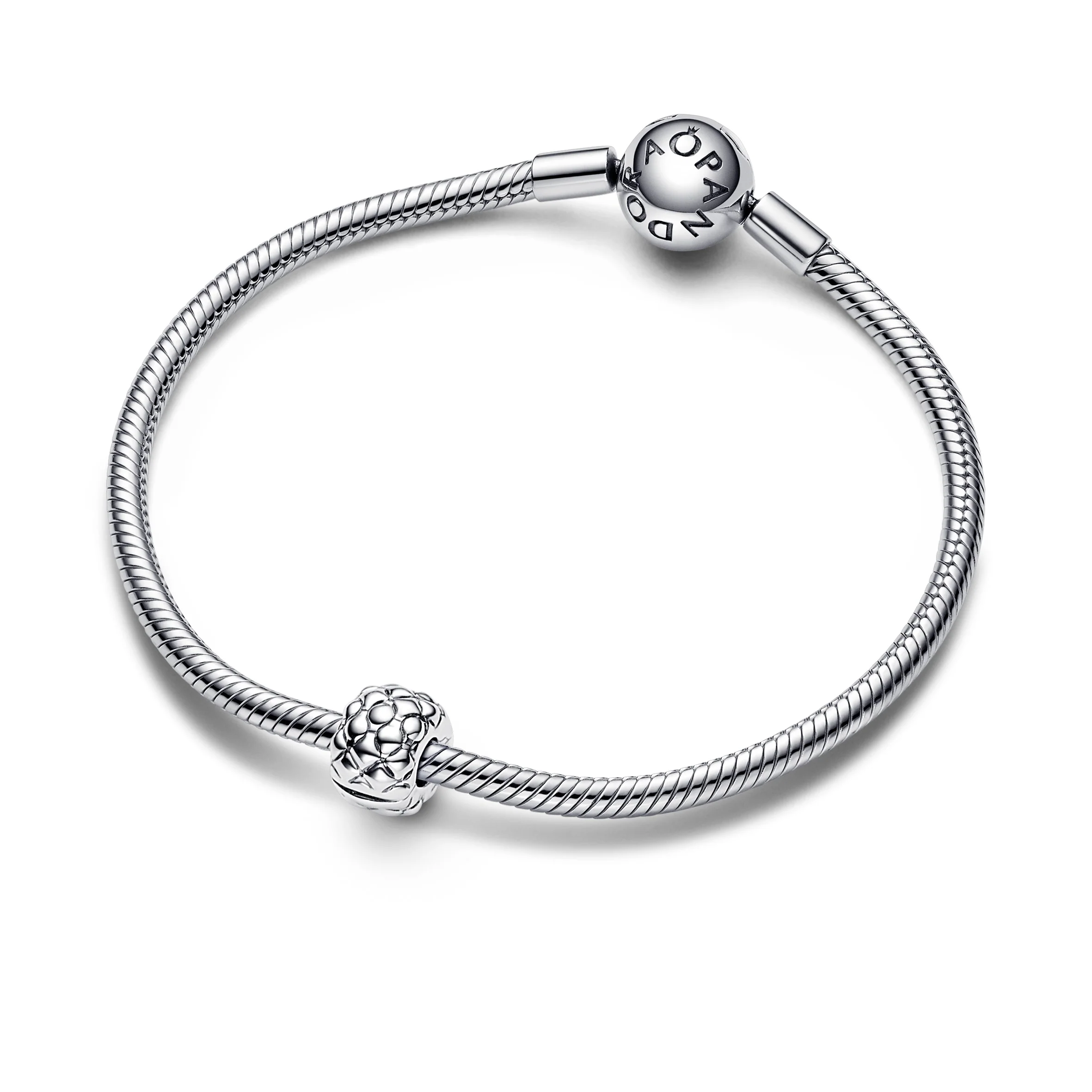 Studded Pattern Sterling Silver Clip - Image 4